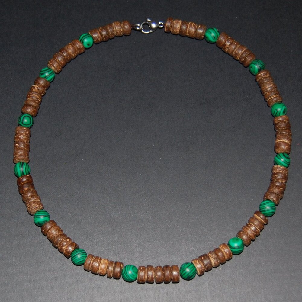 Men Necklace,Wood Necklace,Surfer Necklace,Tribal Style,Chocker,Beach Necklace